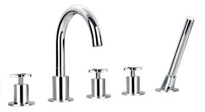 Badrandkraan Best Design New Jax 5-Gats Kruisgreep Chroom