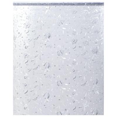 Raamfolie bloemenpatroon mat 90x500 cm PVC