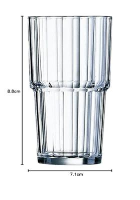 Arcoroc Tumbler Norvege - Gehard Glas - 200 ml - 6 stuks