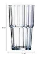 Arcoroc Tumbler Norvege - Gehard Glas - 200 ml - 6 stuks - thumbnail