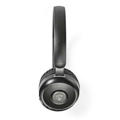 Nedis PC-Headset | On-Ear | Stereo | Bluetooth | Inklapbare Microfoon | Zwart - CHSTB310BK - thumbnail