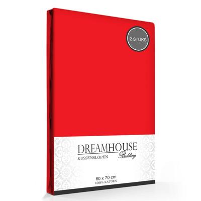Dreamhouse Katoenen 2 in 1 Kussenslopen Rood cm