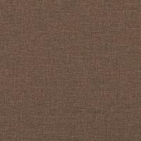 Fauteuil met voetenbank 60 cm stof bruin - thumbnail