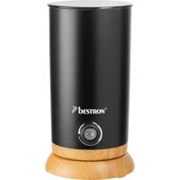 Bestron AMF8050BW Melkopschuimer 300 ml Zwart/Hout - thumbnail