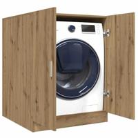 Wasmachinekast 70,5x71,5x91,5 cm artisanaal eikenkleurig - thumbnail