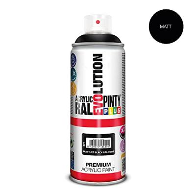 Sprayverf Pintyplus Evolution RAL 9005 400 ml Mat Jet Black Sprayverf Pintyplus Evolution RAL 9005 400 ml Mat Jet Black