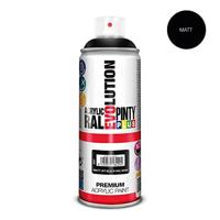 Sprayverf Pintyplus Evolution RAL 9005 400 ml Mat Jet Black - thumbnail
