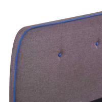 Bedframe zonder matras stof taupe 150x200 cm - thumbnail