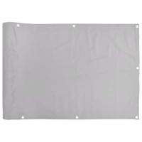Balkonscherm 400x120 cm PVC grijs - thumbnail
