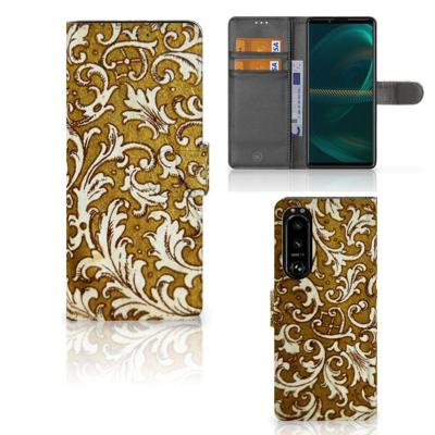 Wallet Case Sony Xperia 5III Barok Goud Wallet Case Sony Xperia 5III Barok Goud