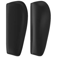 Hoofdbord met randen 163x23x78/88 cm kunstleer zwart - thumbnail