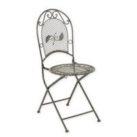 bruin ijzeren klapstoel - thumbnail