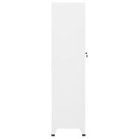 Lockerkast 38x45x180 cm staal wit - thumbnail