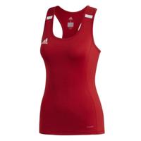 Adidas T19 Tank Dames Rood - thumbnail