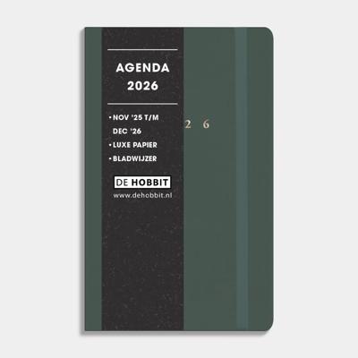 Deluxe Pocket Agenda 2026 Donkergroen