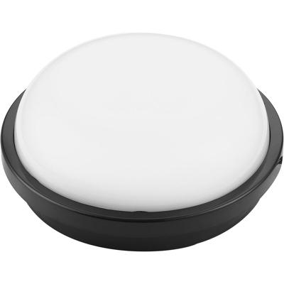 Artony LED Plafondlamp - Zwarte Badkamerlamp 15W - IP65 - Rond 4200K