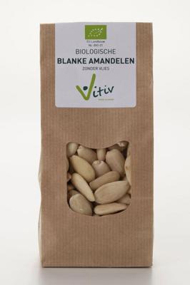 Vitiv Amandelen zonder vlies bio 500 Gram Vitiv Amandelen zonder vlies bio 500 Gram