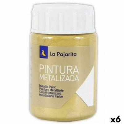 Verf La Pajarita Gouden 35 ml (6 Stuks)