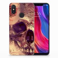 Silicone Back Case Xiaomi Mi 8 Skullhead - thumbnail