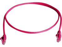 Telegärtner L00001E0069 RJ45 Netwerk Aansluitkabel CAT 5e U/UTP 2.00 m Roze Vlambestendig, Halogeenvrij - thumbnail