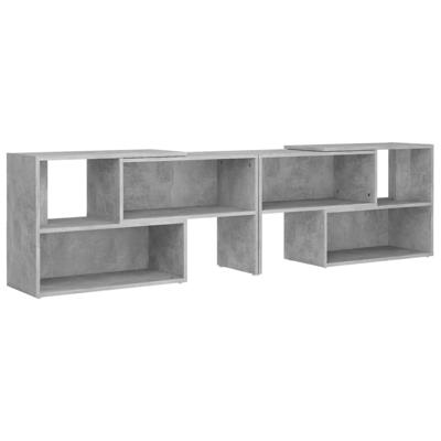 Tv-meubel 149x30x52 cm bewerkt hout betongrijs