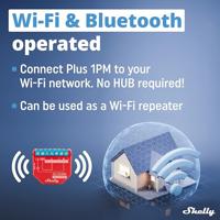 Shelly Shelly Plus 1PM Schakel-meetactor Bluetooth, WiFi Shelly - thumbnail