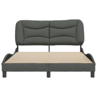 Bedframe zonder matras 120x200 cm stof donkergrijs - thumbnail