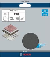 Bosch Accessories 2608605500 Schuurpapier voor schuurschijf Met klittenband, Ongeperforeerd Korrelgrootte (num) 320 (Ø) 115 mm 10 stuk(s) - thumbnail