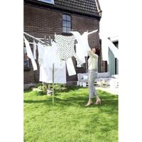 Brabantia Topspinner Droogmolen 40 m Drooglengte + Grondanker Metallic Grijs - thumbnail