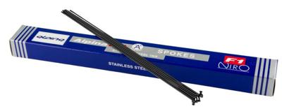 Alpina spaken rvs zwart 14g/274mm exclusief nippels per 144 stuks