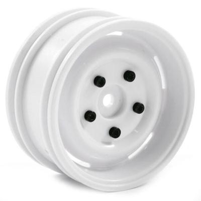 FTX - Steel Look Lug Wheel (2) - White (FTX8171W)