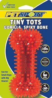 Petsport Tiny Tots Gorilla Spiky Bone Assorti