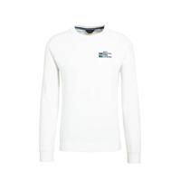 Long sleeve r-neck interlock jerse bright white - thumbnail