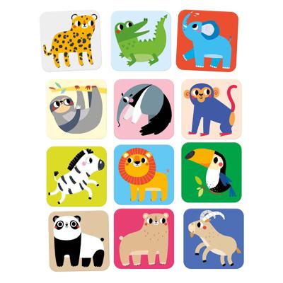 Banana Panda - grote memory spel wilde dieren - 24st. Banana Panda - grote memory spel wilde dieren - 24st.