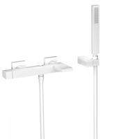 Badmengkraan Tres Slim Exclusive Opbouw Vierkant Mat Wit - thumbnail