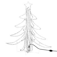 VidaXL Kerstfiguur kerstboom met warmwitte led&apos;s 87x87x93 cm - thumbnail