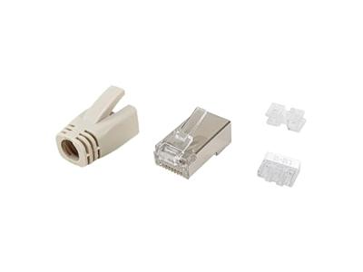 Equip 121182 kabel-connector RJ-45 Roestvrijstaal, Transparant, Wit Equip 121182 kabel-connector RJ-45 Roestvrijstaal, Transparant, Wit