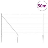 Weidehekwerk Zilver 50 x 1.2 m Gegalvaniseerd staal - thumbnail