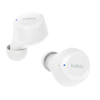 Belkin SoundForm Bolt True Wireless Earbuds, oordopjes draadloos, batterijduur tot 28 uur en Mono-modus, zweet- en waterbestendig (IPX4), Bluetooth-koptelefoon met microfoon, Wit - thumbnail