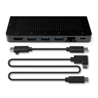 Twelve South 2892 Staygo USB-C hub voor type C MacBooks, laptops en iPad Pro, met 1 m desktopkabel + opbergbare kabel voor thuis, kantoor of onderweg - thumbnail