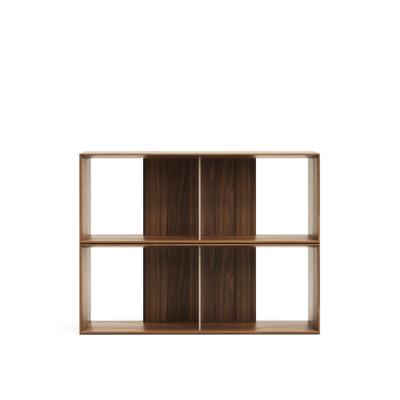 Kave Home Modulair Wandrek 'Litto' Walnoot, 76 x 101cm Kave Home Modulair Wandrek 'Litto' Walnoot, 76 x 101cm