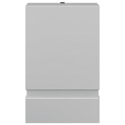 VidaXL Buitenwandlamp roestvrij staal zilverkleurig