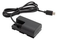ChiliPower ACK-E6 dummy accu USB-C adapterset voor Canon, accutype LP-E6, LP-E6N en LP-E6NH - thumbnail