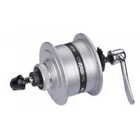 Shimano naafdynamo 32g uitval disc 6v/3 watt dh-3d37-qr zilver - thumbnail