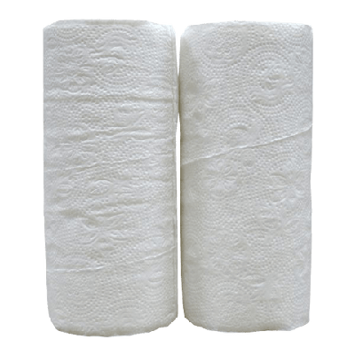 Keukenrollen wit 2 laags 45 vel 100% cellulose