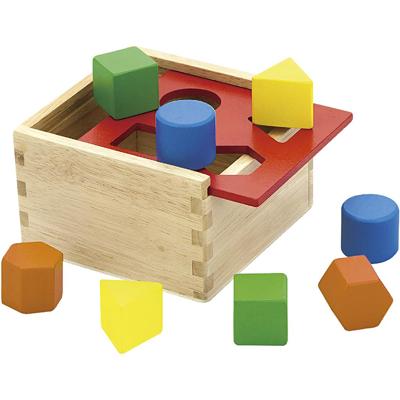 VIGA houten vormensorteerder, afm 13x13x8 cm, 1 stuk