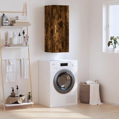 Hangkast 34,5x34x90 cm gerookt eikenkleurig Hangkast 34,5x34x90 cm gerookt eikenkleurig