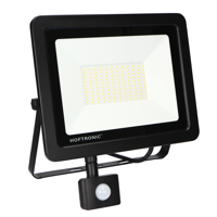 LED Breedstraler met bewegingssensor 100 Watt 6400K Osram IP65 vervangt 1000 Watt - thumbnail