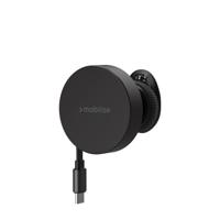 Mobilize MagSafe Compatible Car Holder/Charger 7.5W/10W/15W with Retractable USB-C Cable Black - thumbnail