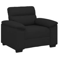 Fauteuil 60 cm stof zwart - thumbnail